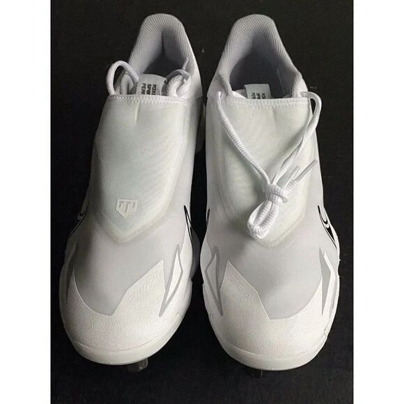 Nike Force Zoom Mike Trout Pro Metal Baseball Cleat White CZ5915-100 Men Sz 12 - Picture 3 of 12